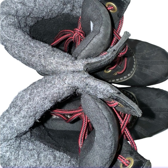 Sorel Slimpack II Lace up Snow-boots Black Size 8.5 - Picture 8 of 15
